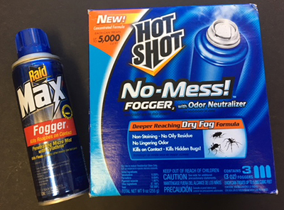 Total release insecticide foggers (‘bug bombs’) are widely marketed to the public.  