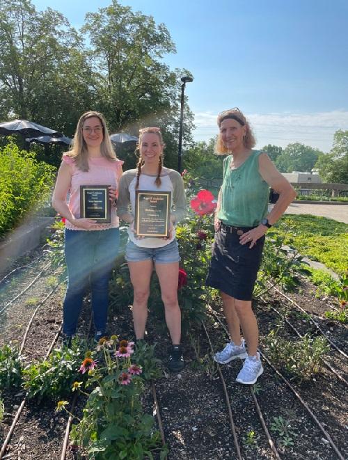 Roger F. Anderson Award winners, 2022 (l.) and 2019 (r.), Southern Forest Insect Work Conference